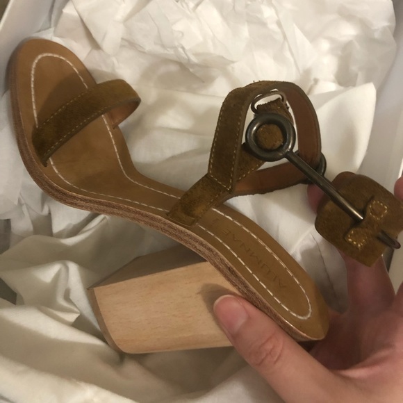 Brown suede heels size 37 - Picture 1 of 7